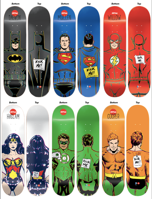 Almost Skateboards X DC Comics Limited 