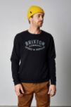 brixton-canada-gaskett-crew-neck-sweater-black-front